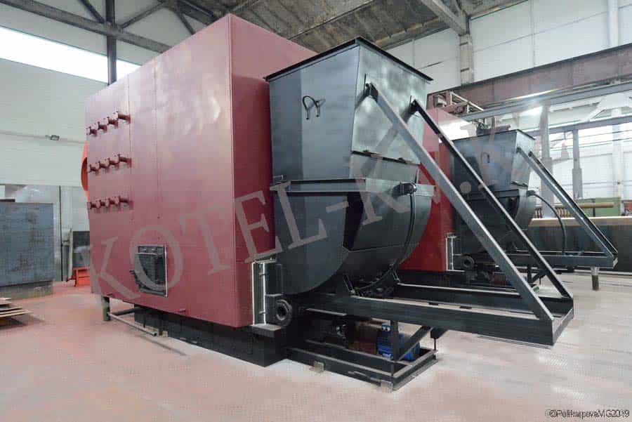 водогрейный котел с ТШПМ Котел с топкой ТШПМ