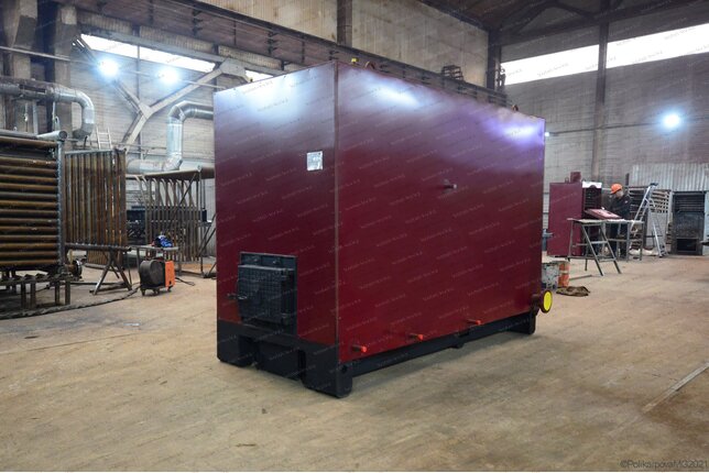 Промышленный котел 0.8 с топкой ОУР