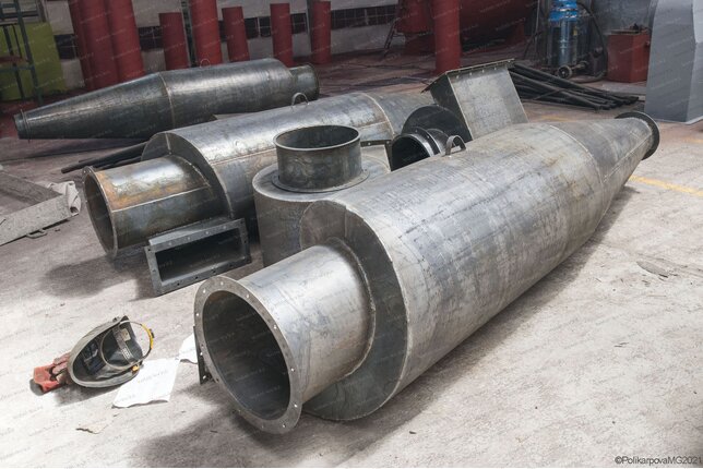 Изготовление промышленных циклонов ЦН 15 600 6УП